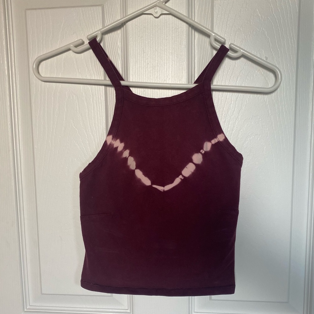 Maroon tank top